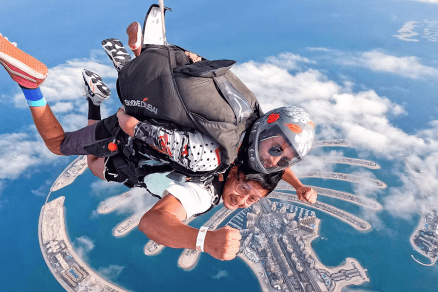 Skydive Dubai at The Palm with Photos & Video, Dubai