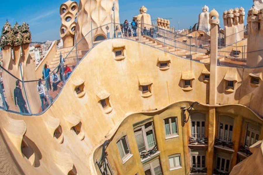 La Pedrera (Casa Mila) + Hop-on Hop-off Bus Barcelona tickets at Barcelona City Cards