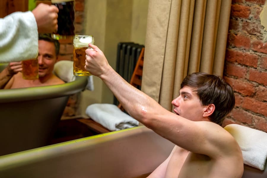 Letna Beer and Wine Spa with Salt Cave Access and Unlimited Drinks, at Letna Beer and Wine Spa
