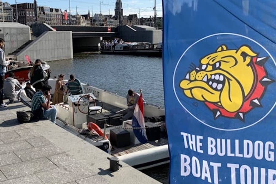 Amsterdam: The Bulldog Smoke-Friendly Boat Tour, at Amsterdam Canal Cruises, Amsterdam