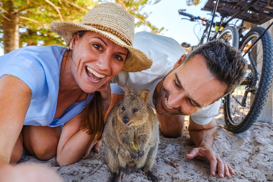 ロットネスト島フェリーとレンタサイクル日帰り旅行, Perth