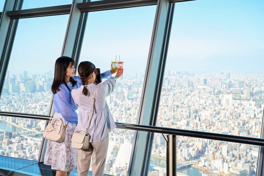 TOKYO SKYTREE Tembo Deck Morning Entry Tickets with Soft Drink & Snack, at Tokyo Skytree