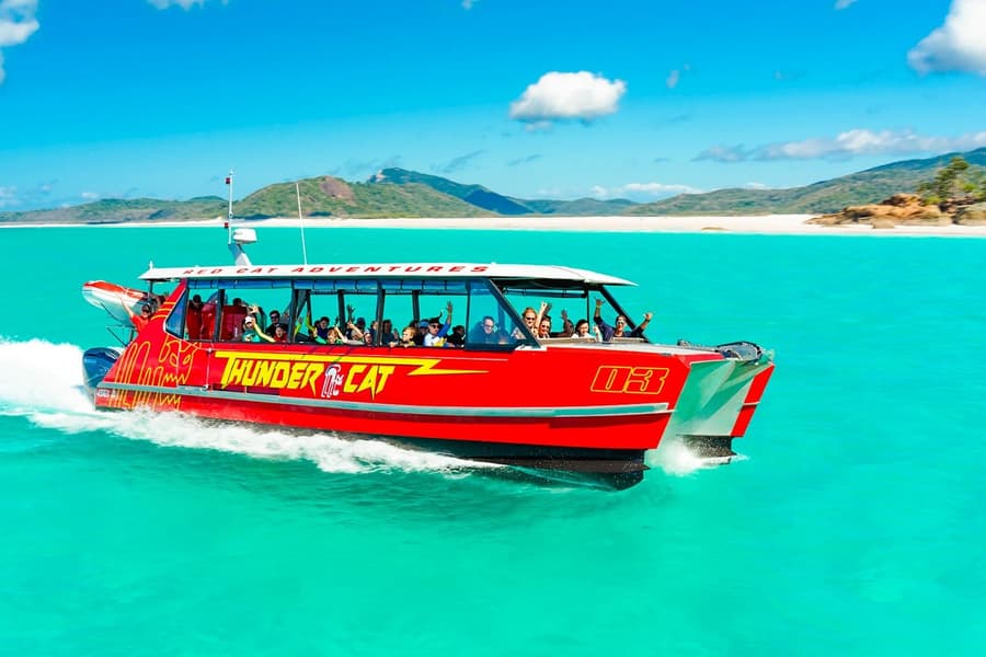 Airlie Beach: Whitehaven Beach Snorkel Cruise with Hill Inlet Tour and Buffet Lunch, at Coral Sea Marina, Whitsundays