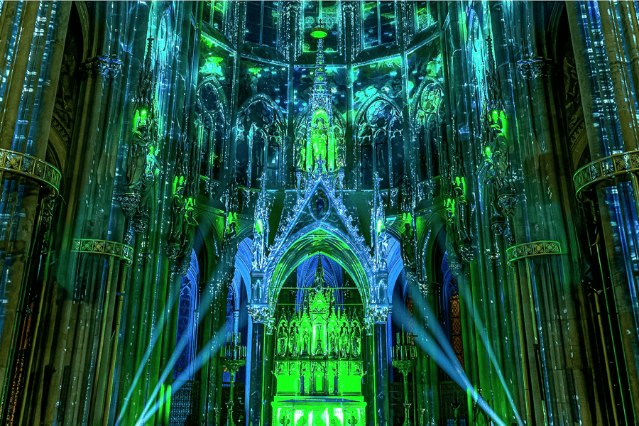 Vienna: Light of Creation Votivkirche, at Votivkirche, Vienna