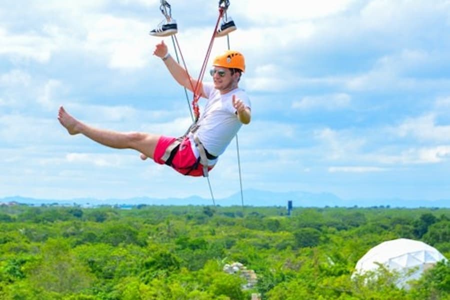 Bavaro Park: Zipline Mega Splash, Punta Cana