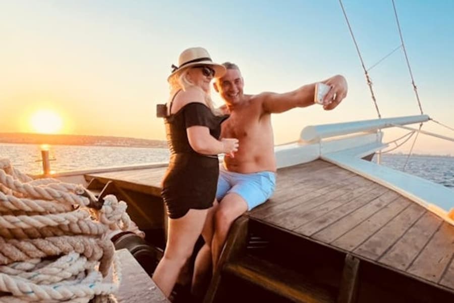 Rhodes: Sunset Cruise with Greek BBQ and Unlimited Drinks, Rhodes