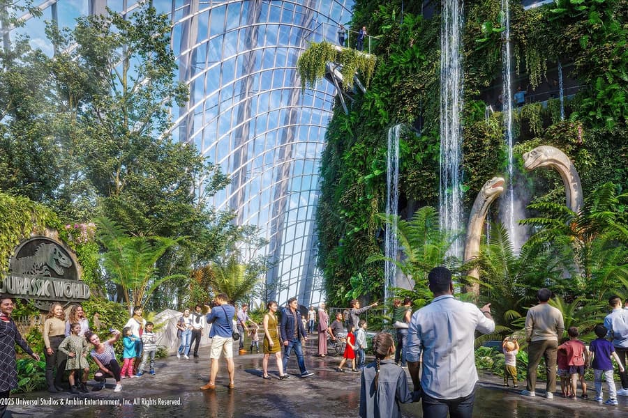 Gardens by the Bay Tickets: Cloud Forest (Jurassic World Experience) + Flower Dome + Floral Fantasy at Gardens by the Bay