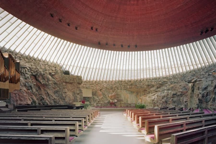 坦佩利奧基教堂：入場票, at Temppeliaukio Church, Helsinki