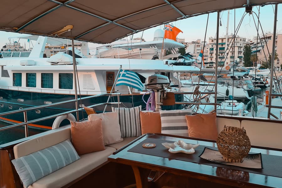 From Athens: Day Cruise to Greek Islands of Agistri, Moni & Aegina with Lunch tickets at Marina Zeas Pier J 14