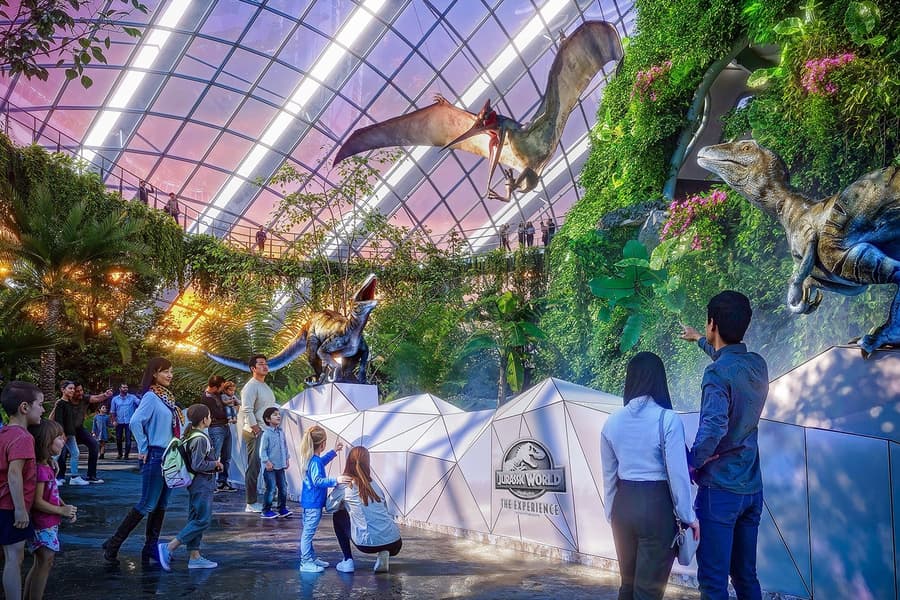 Gardens by the Bay Tickets: Cloud Forest (Jurassic World Experience) + Flower Dome, Singapore