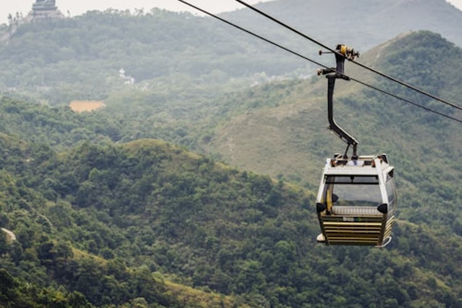 Teleférico Ngong Ping: Cabina Estándar/Cristal, at Ngong Ping 360, Lantau Island
