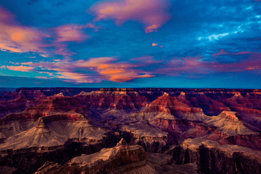 Grand Canyon solnedgang helikoptertur med champagnepicnic, Las Vegas