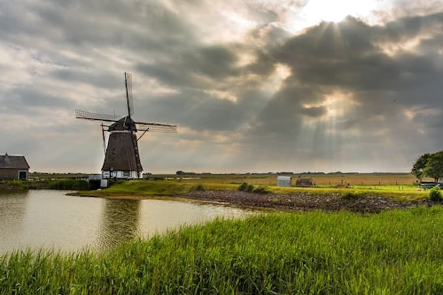 잔세스칸스: 풍차 크루즈, at Lisse Windmill Cruises, Lisse