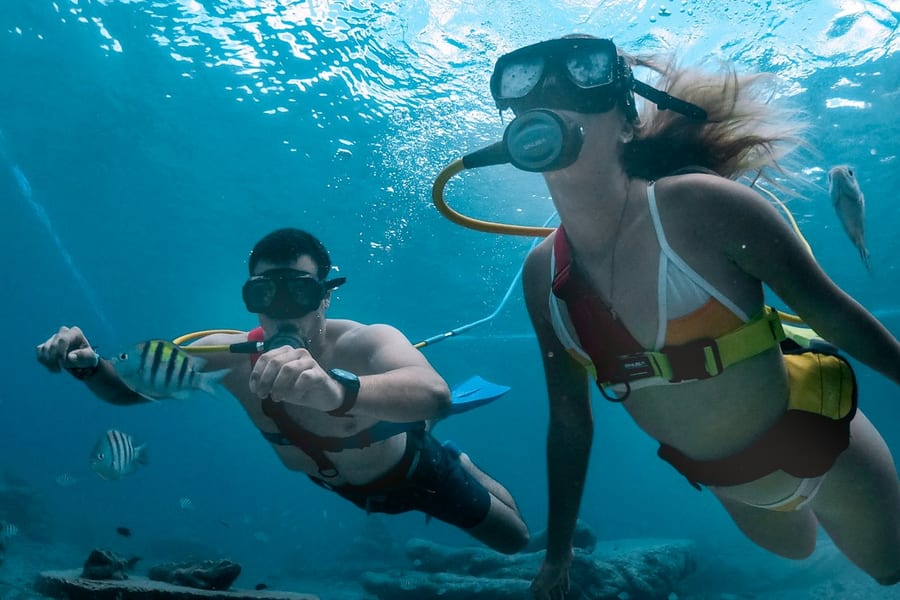 Chankanaab Beach Adventure Park: Guided Snuba Adventure, at Cozumel Water Activities, Playa Del Carmen
