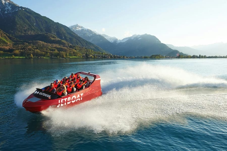 Summer Jetboat Interlaken, at Jetboat Interlaken, Interlaken