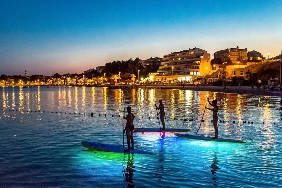 From Split: SUP or Kayak Night Glow Tour , at BRIIG BOUTIQUE HOTEL