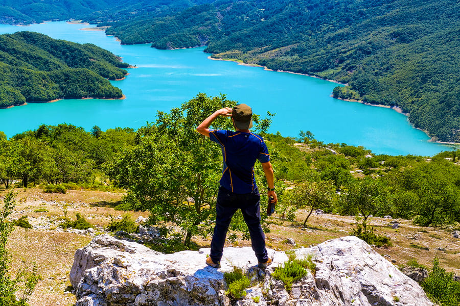 From Tirana: Bovilla Lake & Gamti Mountain Hiking & Kruja Old Town Tour by Minibus, Tirana
