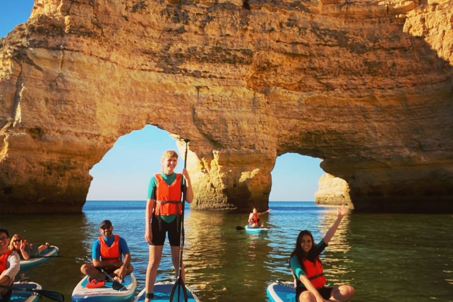 Benagil Cave: Stand Up Paddle Tour from Benagil Beach, Portimao