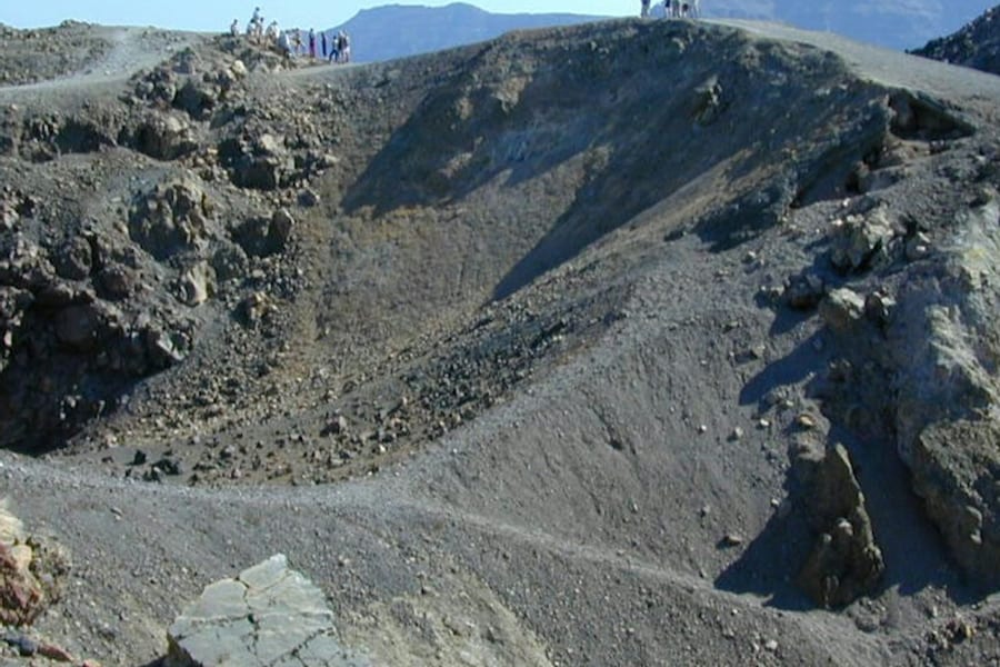 Santorini: Volcano & Hot Springs Guided Boat Tour + Transfer, at Santorini Boat tours, Firá