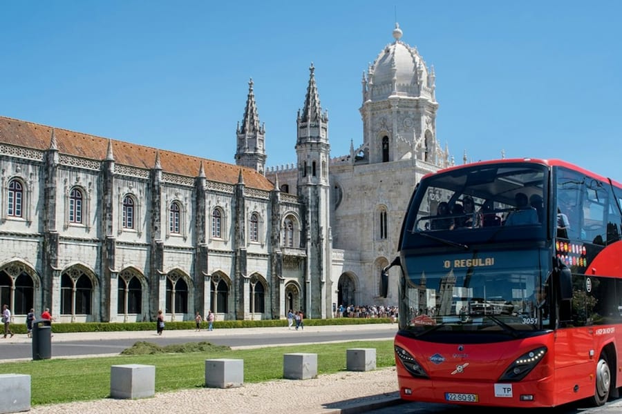 Lisbon: Basic Hop-on Hop-off Bus Tour + Audio Guide, at Lisbon Hop-on Hop-off Tours