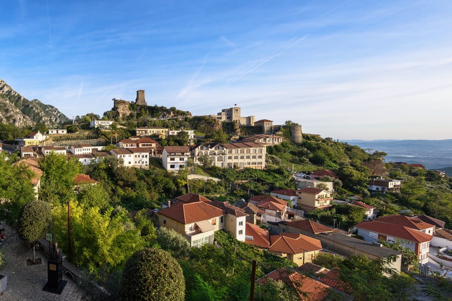 From Tirana/Golem/Durres: Kruja, Bazaar, Sari Salltik Day Trip, Tirana