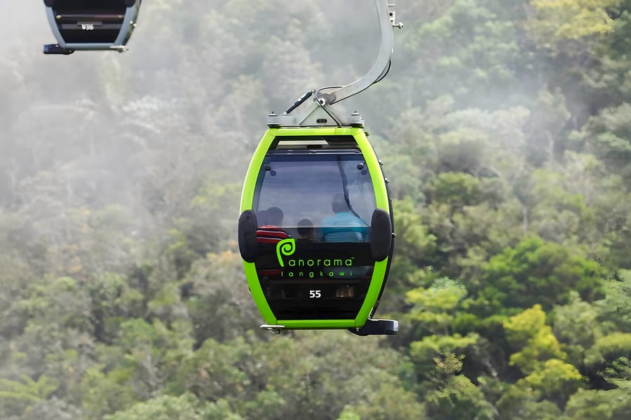 ਲਾਂਕਵਾਹੀ ਸਕਾਈਵਾਕ ਨਾਲ ਕੇਬਲ ਕਾਰ ਦੇ ਟਿਕਟ, at Langkawi Cable Car, Langkawi