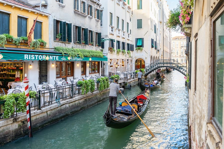Venice Grand Canal Gondola Ride with Serenade, Venice