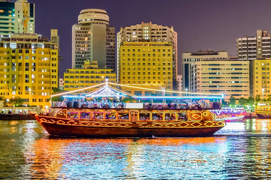 Big Bus: Dubai Hop-on Hop-off Bus Tour med Dhow Creek Cruise, Dubai