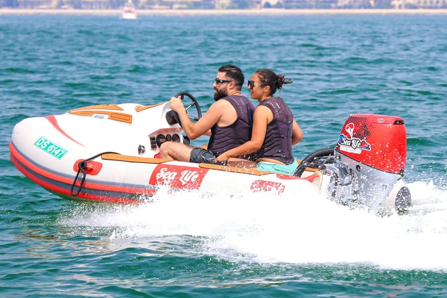 Dubai: Self-Drive Boat Ride, at Dubai Watersports
