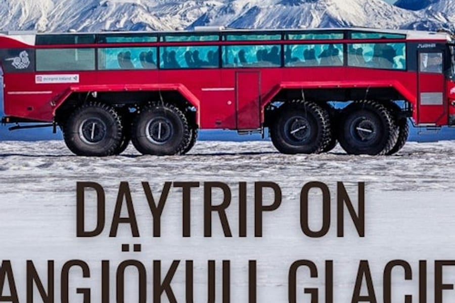 Glacier Langjökull: Tur Monster Truck Berpanduan, Gullfoss