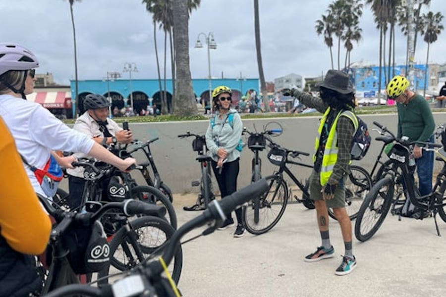 Santa Monica og Venice Beach: Elektrisk Sykkeltur, Santa Monica