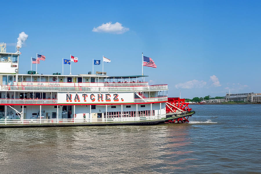 Steamboat Natchez Sightseeing Jazz Cruise with Lunch, New Orleans