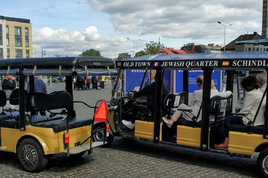 Kazimierz Quarter Krakow: Electric Golf Cart Tour + Audio Guide, at Krakow Golf Carts Tours, Krakow