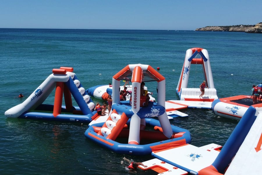 Armação de Pêra: Inflatable Waterpark Entry Ticket, at Algarve Water Activities, Albufeira
