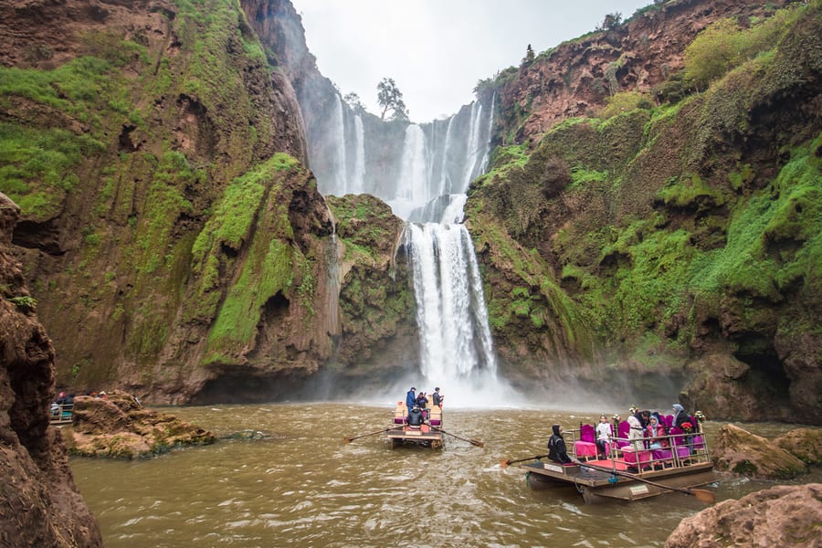 From Marrakesh: Full-Day Ouzoud Waterfalls Guided Hike with Boat Ride, Marrakesh