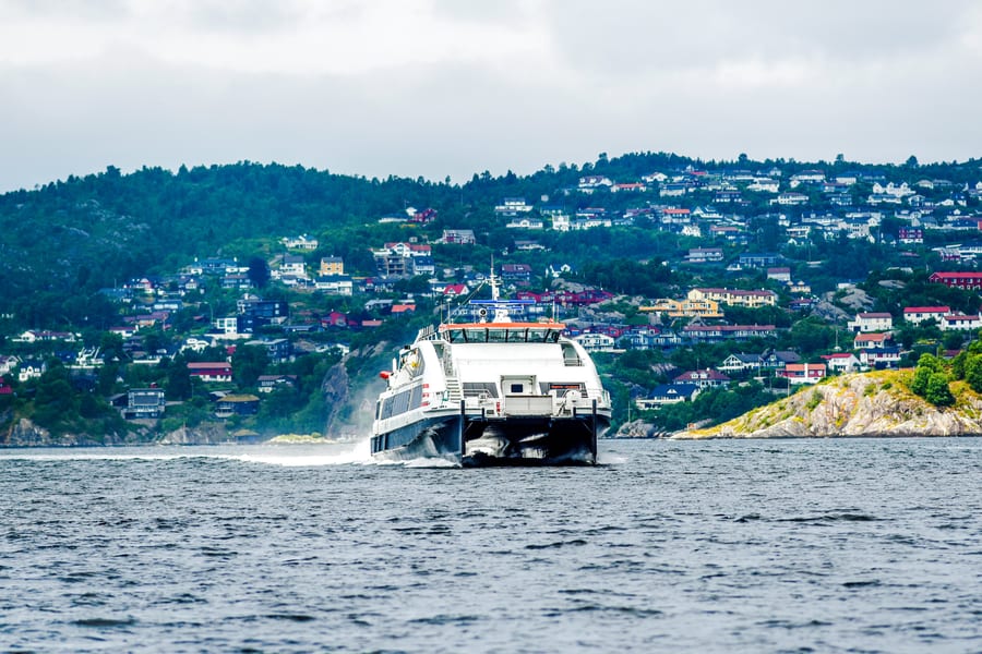 From Bergen: Osterøy Island Ferry + City Walk at UNESCO Bryggen, Bergen