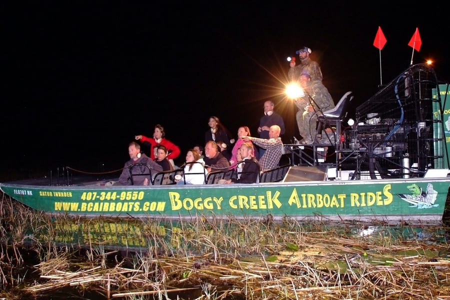 Kissimmee: 1-Hr Boggy Creek Night Everglades Airboat Tour, Kissimmee
