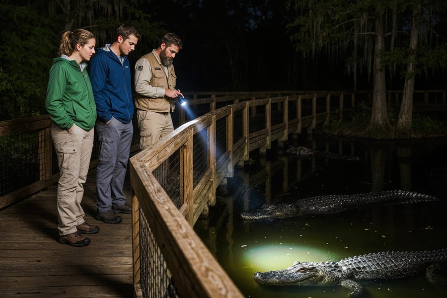 Gatorland Nighttime Flashlight Tour, at Gatorland, Orlando