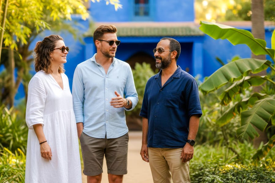 Jardin Majorelle Guided Tour, at Jardin Majorelle