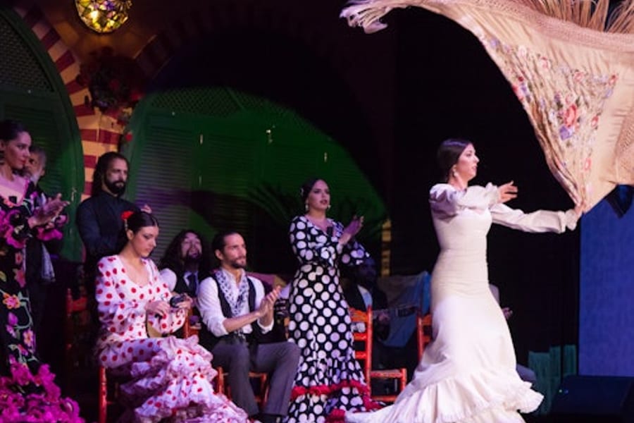 El Palacio Andaluz Sevilla Flamenco Show + Glas Cava of Diner, at El Palacio Andaluz, Seville