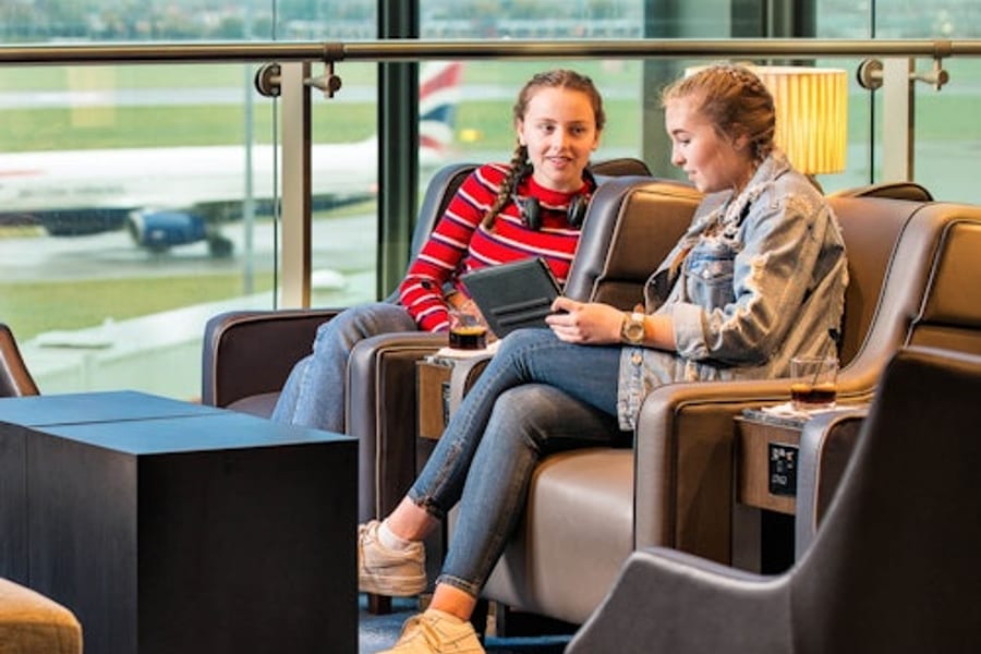 London Heathrow Airport T5: Plaza Premium Lounge Access, at London Heathrow Airport Lounges, London
