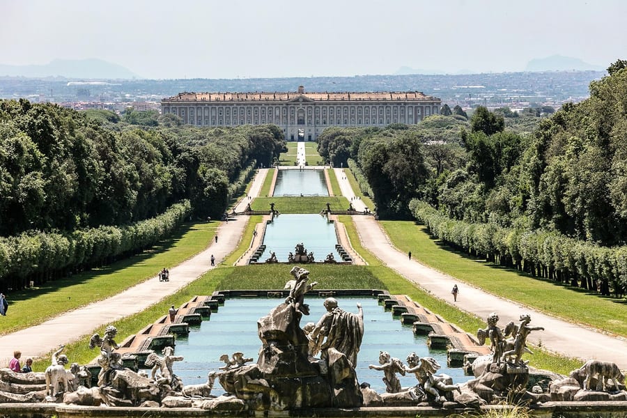 Da Napoli: Biglietti per il Palazzo Reale di Caserta con Transfer A/R in Navetta, at Royal Palace of Caserta, Pompeii and Naples