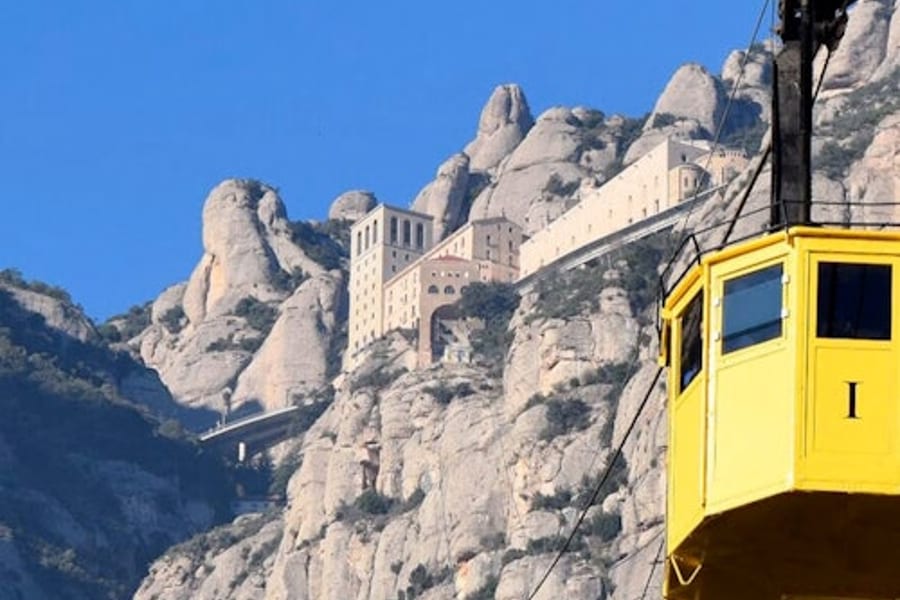 Teleférico de Montserrat: Viaje de Descenso, at Montserrat Cable Car Station, Barcelona
