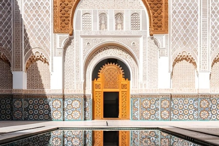 Ben Youssef Madrasa & Secret Garden: Guided Tour, at Marrakesh City Tours