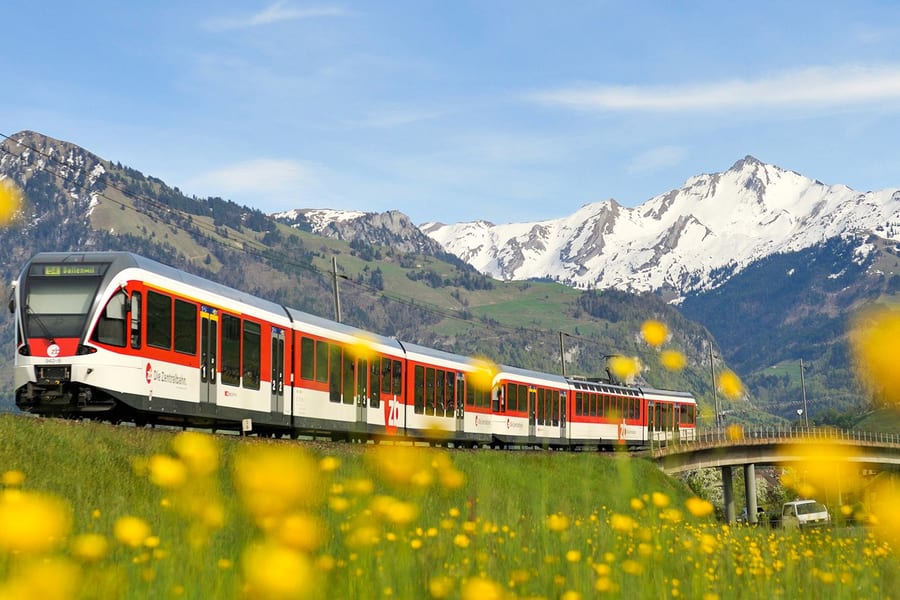 Enveisbilletter: Luzern til/fra Interlaken, Interlaken