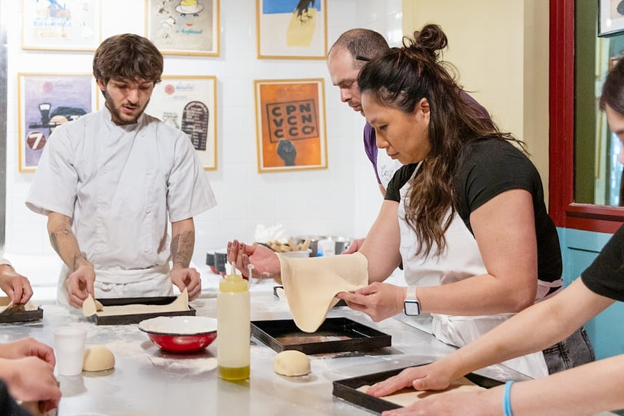 পিজ্জা এবং তিরামিসু রান্না ক্লাস, at Gusto Ristorante - Eat and Walk Italy (Cooking Classes), Rome