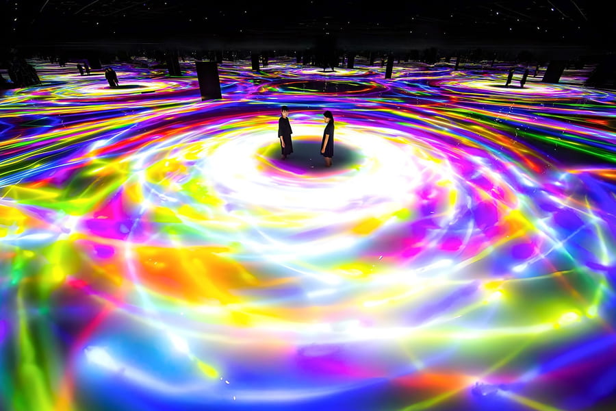 Kombination: teamLab Planets Tokyo + Biljetter till Tokyos observationsdäck, Tokyo