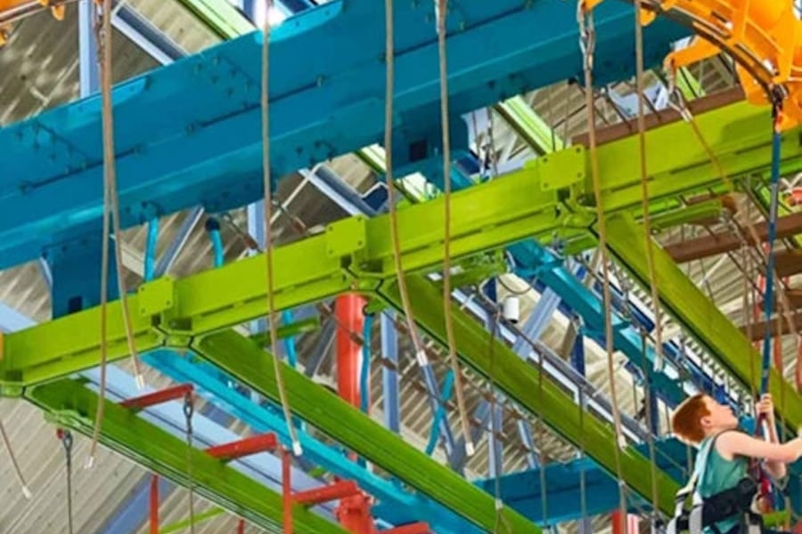 LiggettVille San Antonio: Fast Track + High Ropes Course, Zip Rail & Wall Climb, San Antonio