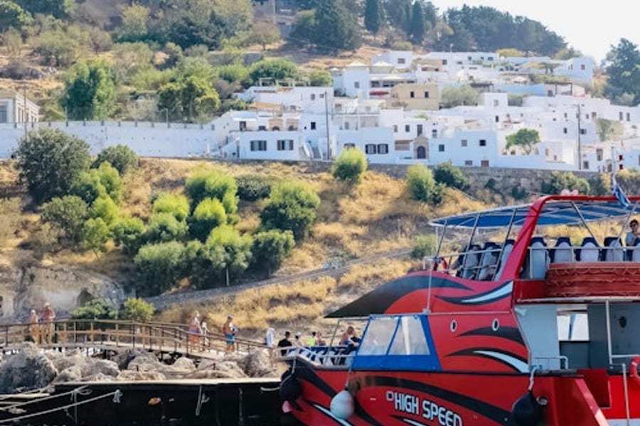 Rhodes: High-Speed Boat to Lindos
