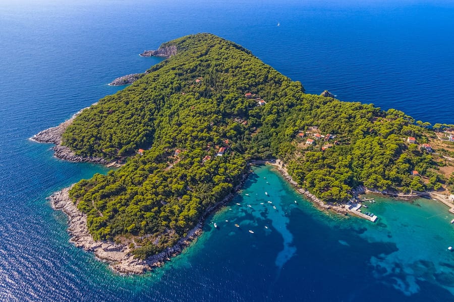 Dubrovnik: Cruise to the Elaphiti Islands with an Open Bar & Lunch, at Gruz port, Dubrovnik